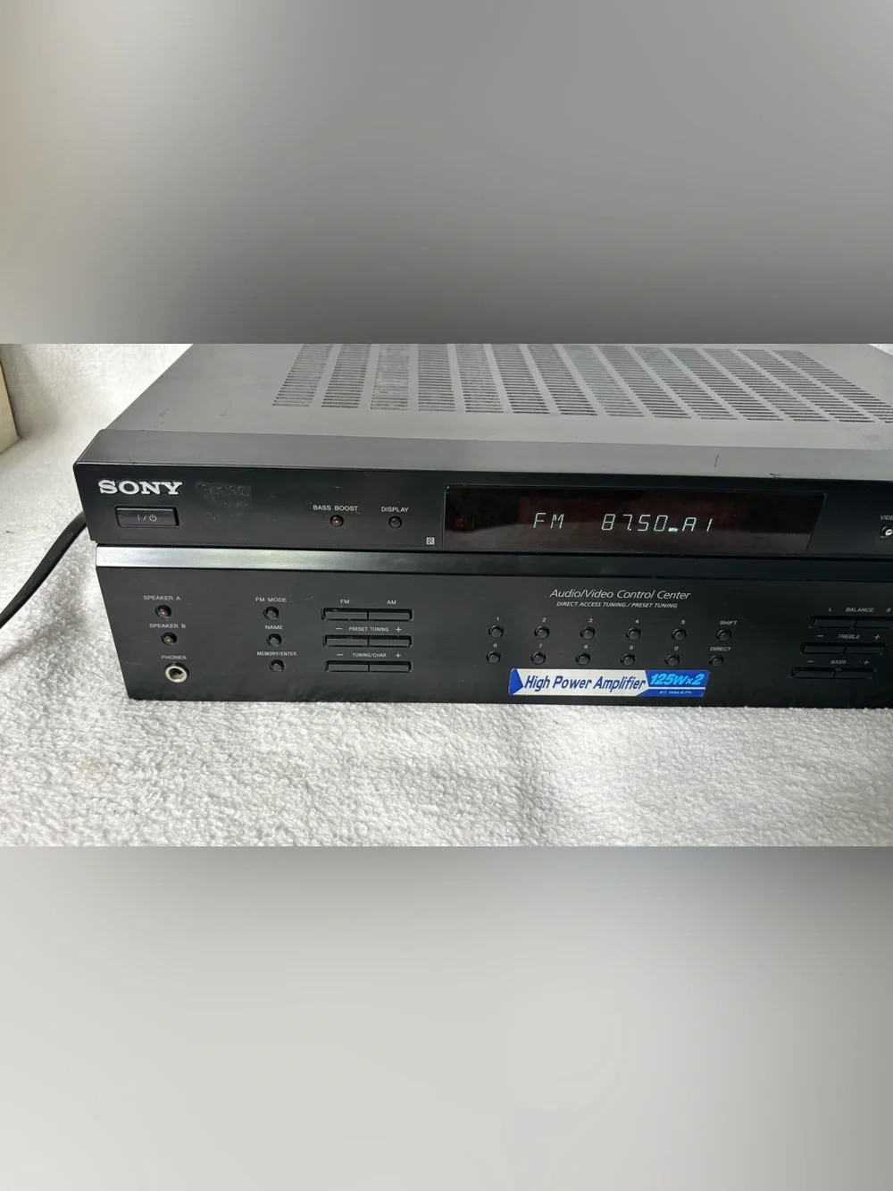 Sony Black Car Audio Video Amplifier Receiver